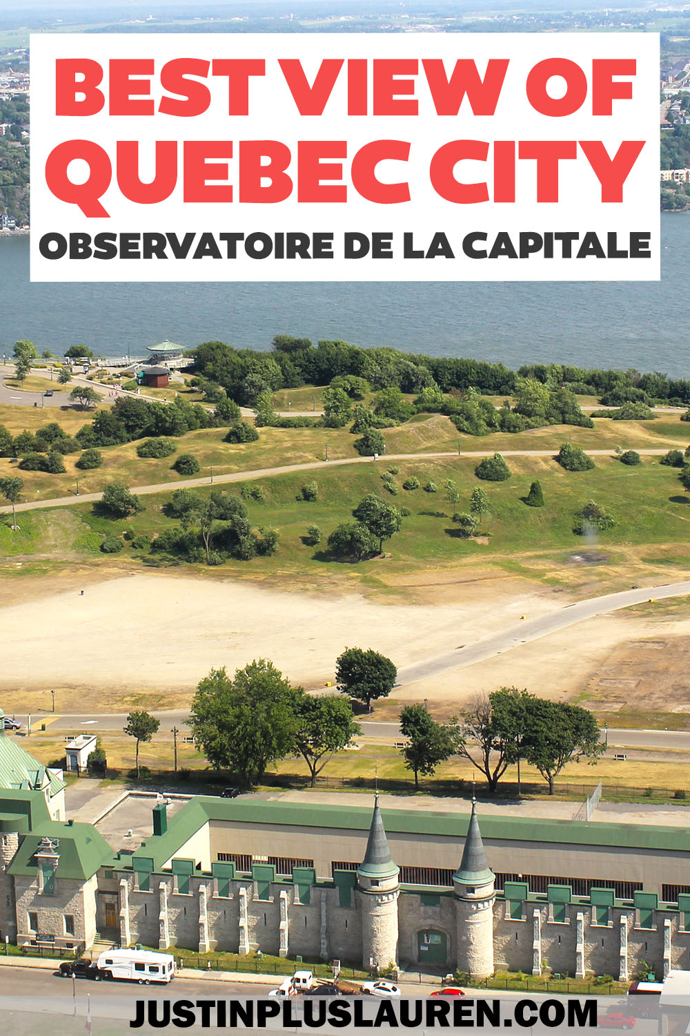 Observatoire de la Capitale is a high office building with a 360 degree view of Quebec City. It's the best viewpoint and observation deck.