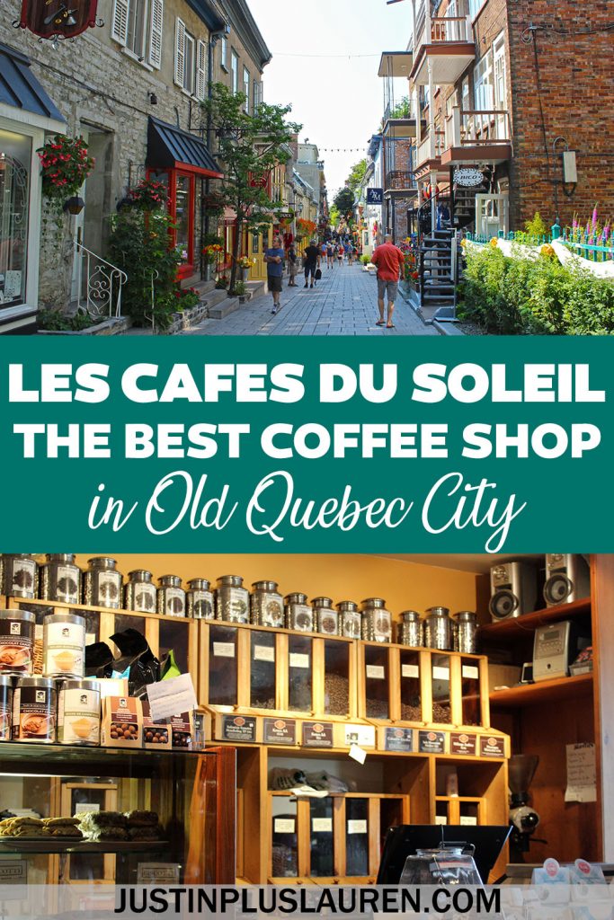 Les Cafes du Soleil is one of the best coffee shops in Quebec City! Established in 1993 in Old Quebec, it's a must visit cafe for coffee lovers. If you can't make it to Quebec City, they've got a fantastic online shop with roasted beans from all over the world.