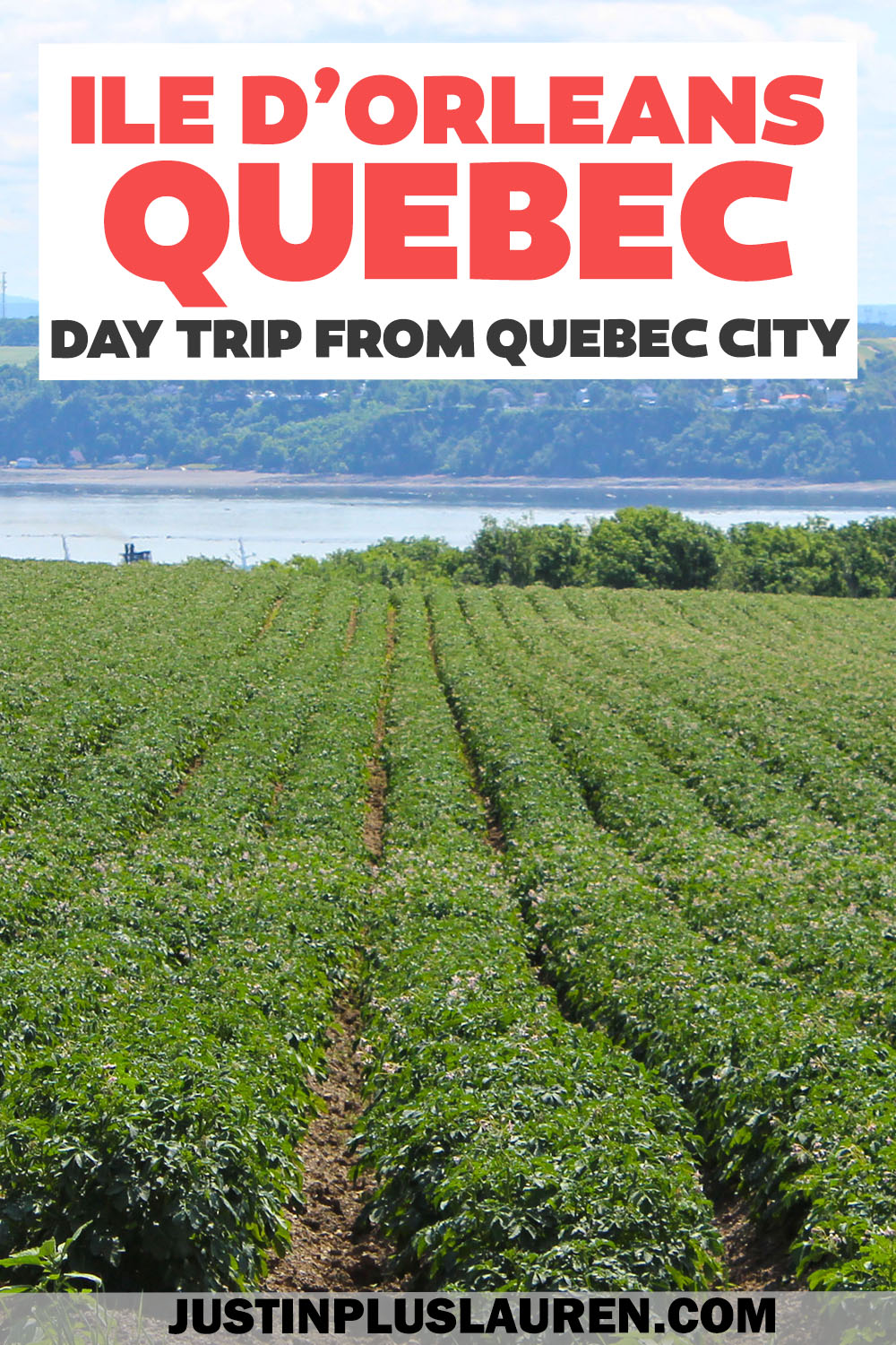 Ile d'Orleans, Quebec is the perfect day trip from Quebec City. It's a rural island getaway to discover farms and locally grown food.