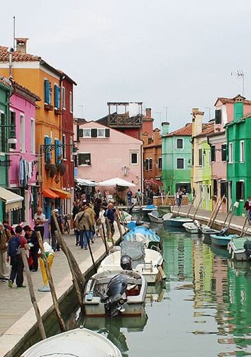 Burano Island in Venice