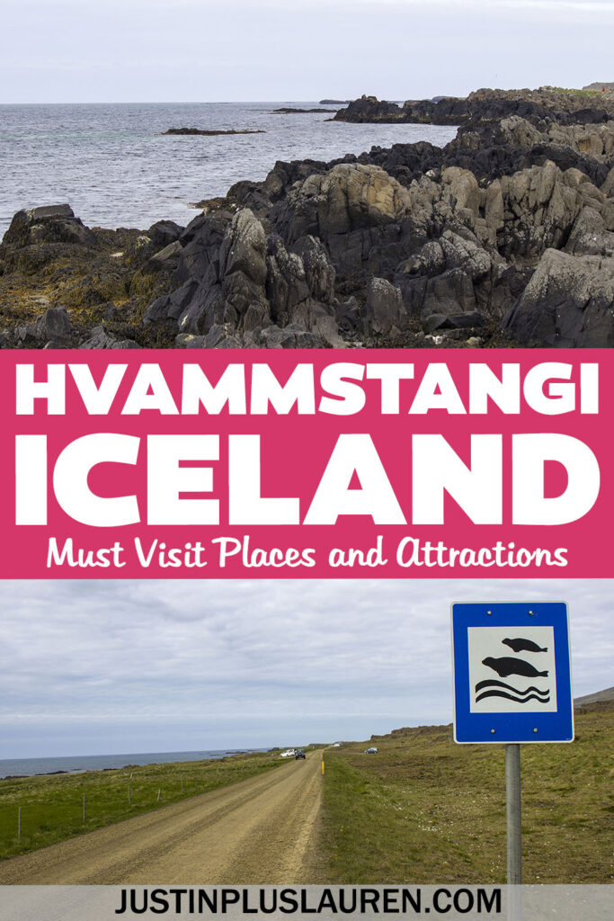 Here's how to plan your visit to Hvammstangi Iceland, located in northwest Iceland. Discover seals, a beautiful gorge and waterfall here.