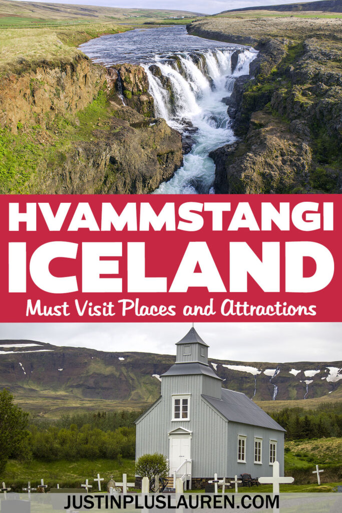 Here's how to plan your visit to Hvammstangi Iceland, located in northwest Iceland. Discover seals, a beautiful gorge and waterfall here.