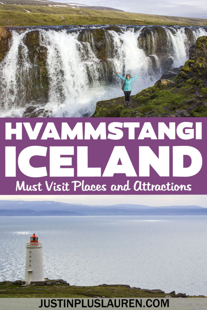 Here's how to plan your visit to Hvammstangi Iceland, located in northwest Iceland. Discover seals, a beautiful gorge and waterfall here.