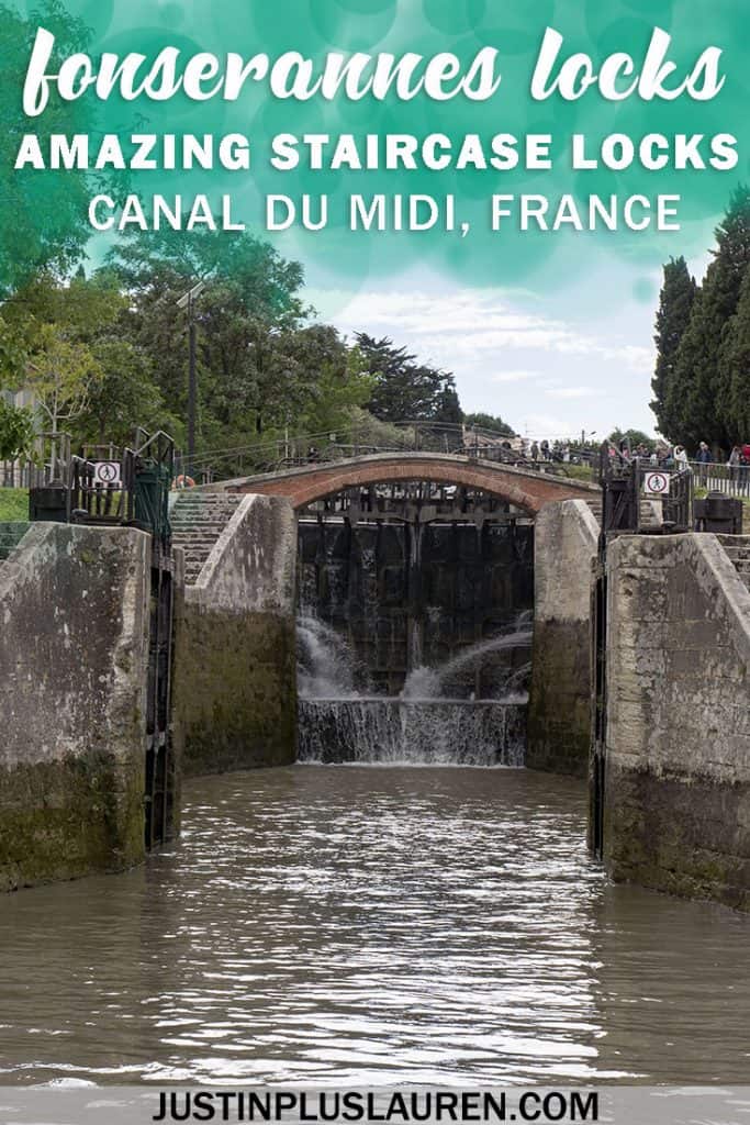 Fonserannes Locks - Amazing staircase locks of the Canal du Midi in the South of France #FonserannesLocks #CanalduMidi #France #SouthofFrance #Travel #Cruise