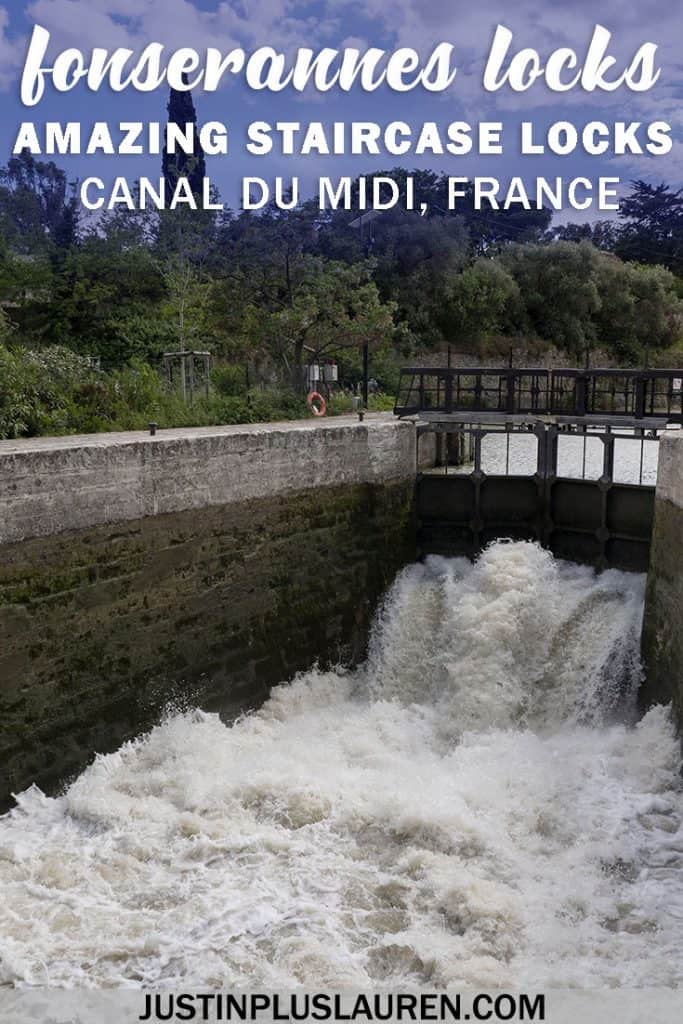 Fonserannes Locks - Amazing staircase locks of the Canal du Midi in the South of France #FonserannesLocks #CanalduMidi #France #SouthofFrance #Travel #Cruise