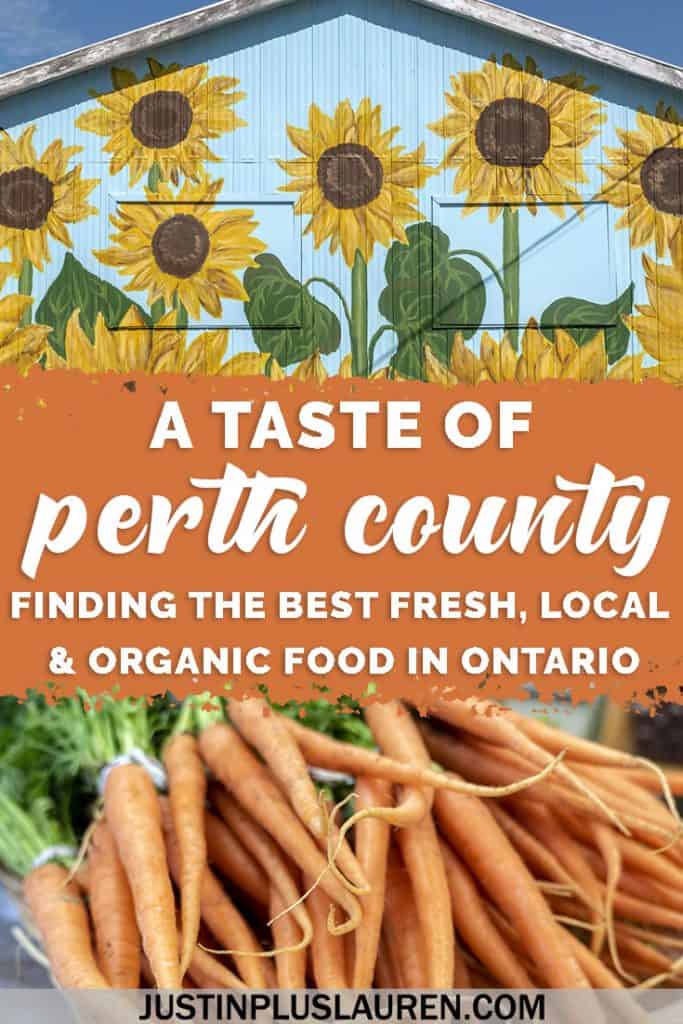 A Taste of Perth County Ontario: Fresh Local Produce, Farm Gates and the Organic Food Scene #Travel #PerthCounty #Ontario #Canada #Organic #Food #Local
