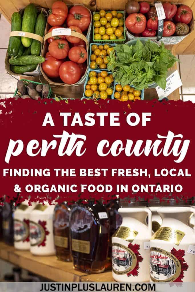 A Taste of Perth County Ontario: Fresh Local Produce, Farm Gates and the Organic Food Scene #Travel #PerthCounty #Ontario #Canada #Organic #Food #Local