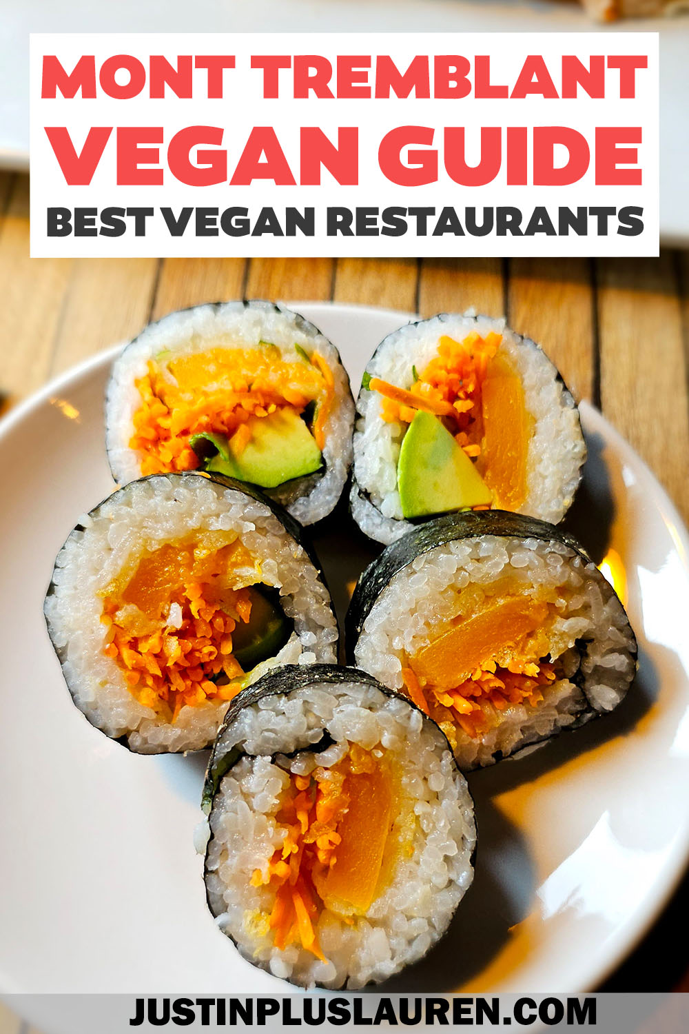 The best Mont Tremblant vegan food in the pedestrian village. These are the best restaurants in Mont Tremblant for vegetarians and vegans.