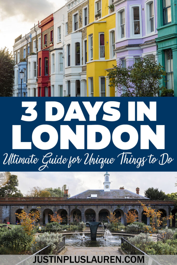 This 3 days in London itinerary is the ultimate travel guide for London, England. This guide showcases lots of offbeat and fun things to do.