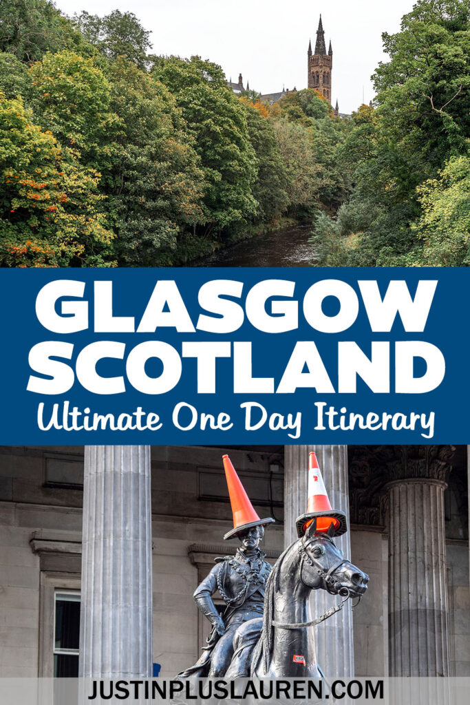 This is the best itinerary for one day in Glasgow from a travel blogger who has visited many times. It's the ultimate Glasgow 1 day itinerary.