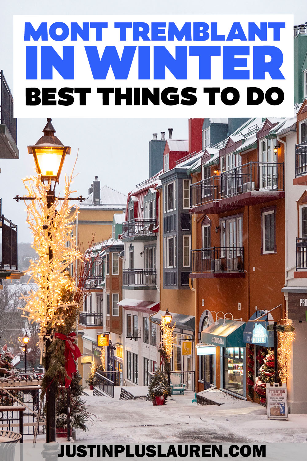Visiting Mont Tremblant in winter is an incredible Canadian experience. This Mont Tremblant winter itinerary highlights the best activities.