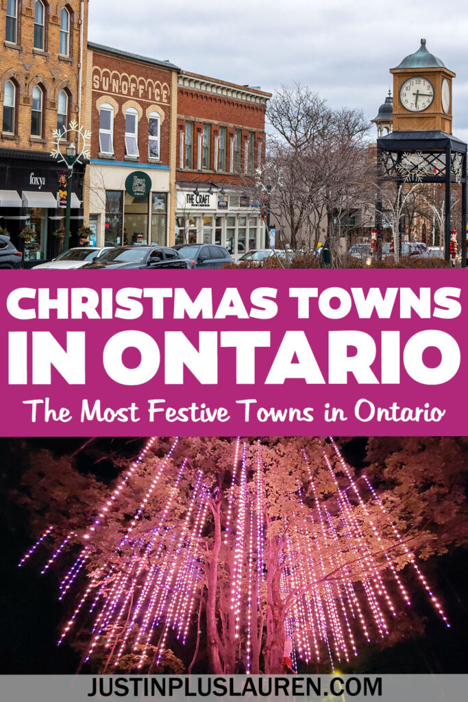 These are the most magical Christmas towns in Ontario that are straight out of a Hallmark movie! Visit these festive towns for the holidays.