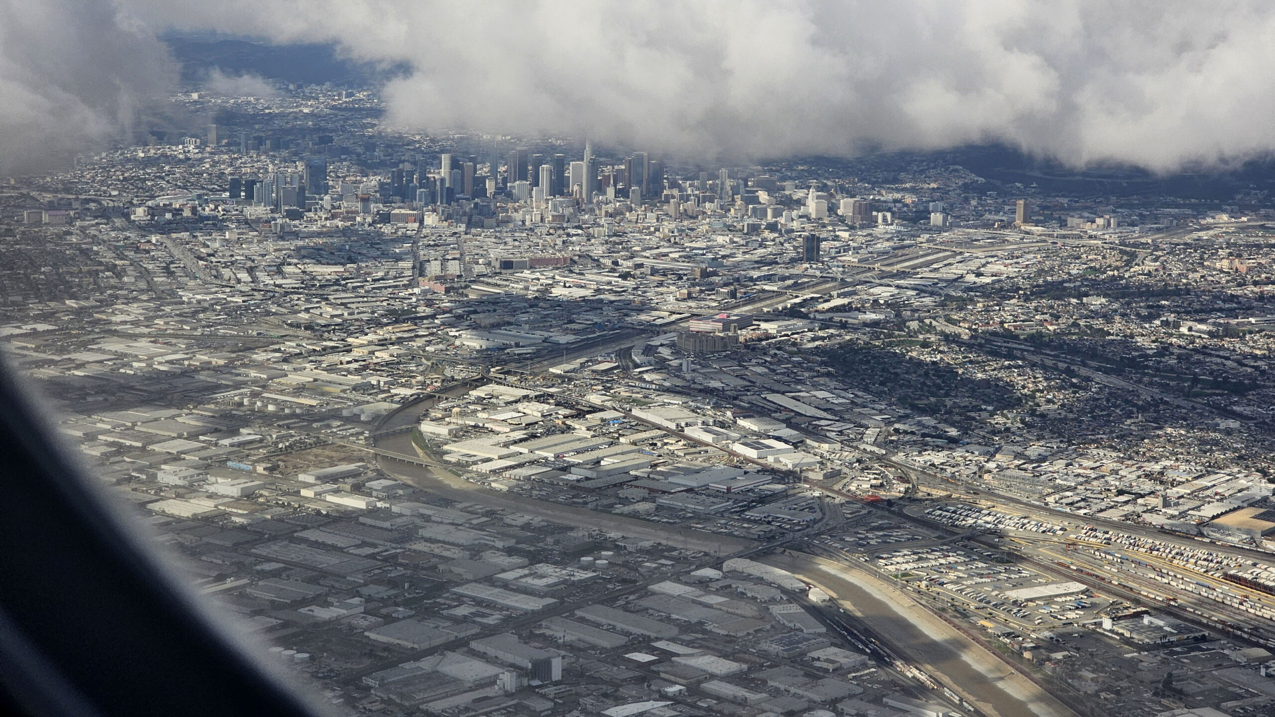 Flying to Los Angeles