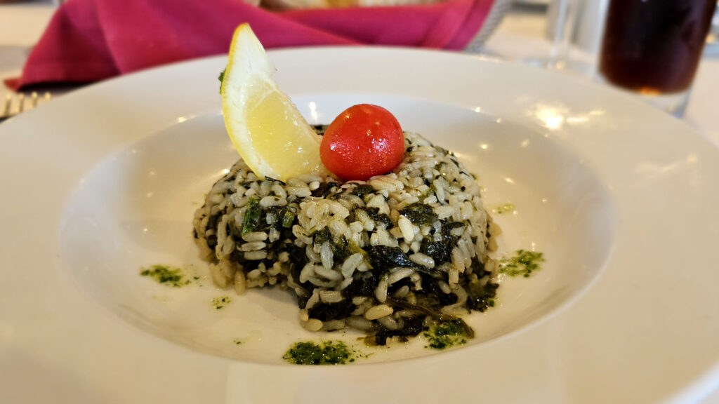Vegan dining on Celestyal Cruises