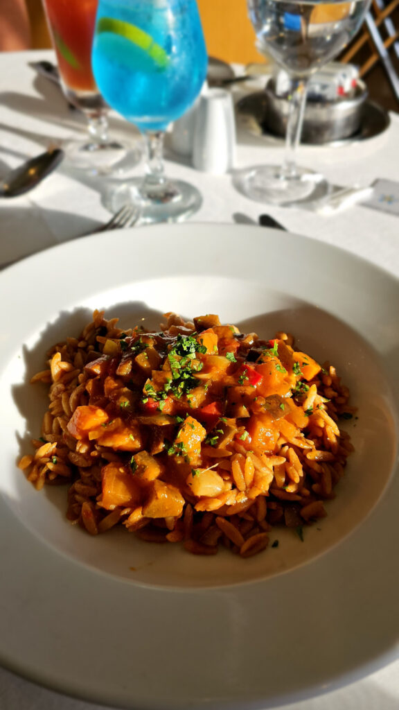 Vegan dining on Celestyal Cruises