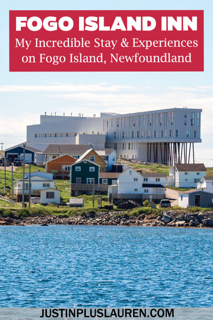 My experiences staying at one of the top hotels in the world, the Fogo Island Inn. Here's everything that added to my unforgettable stay.