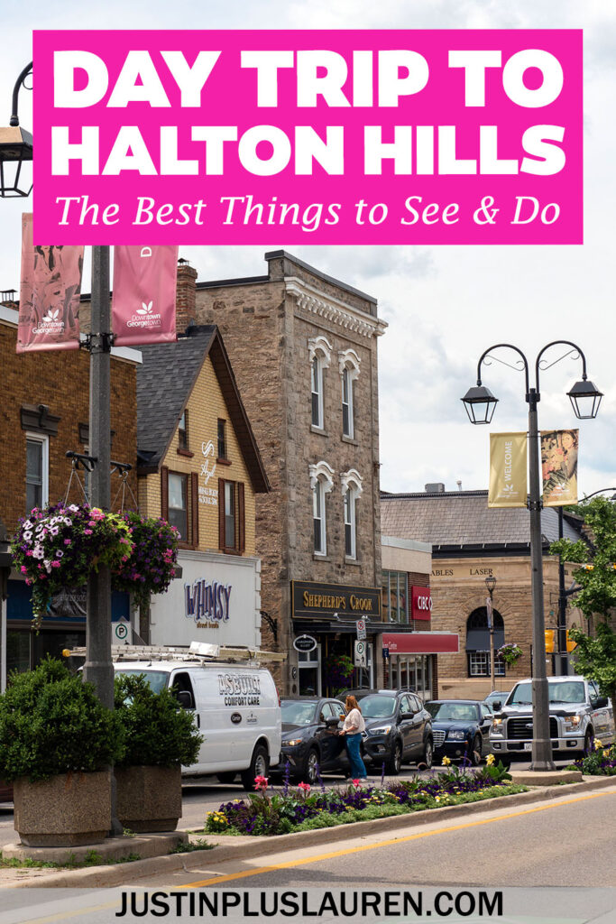 Here's how to plan your day trip to Halton Hills, Ontario! Visit several communities: Georgetown, Glen Williams and Acton for an amazing day.