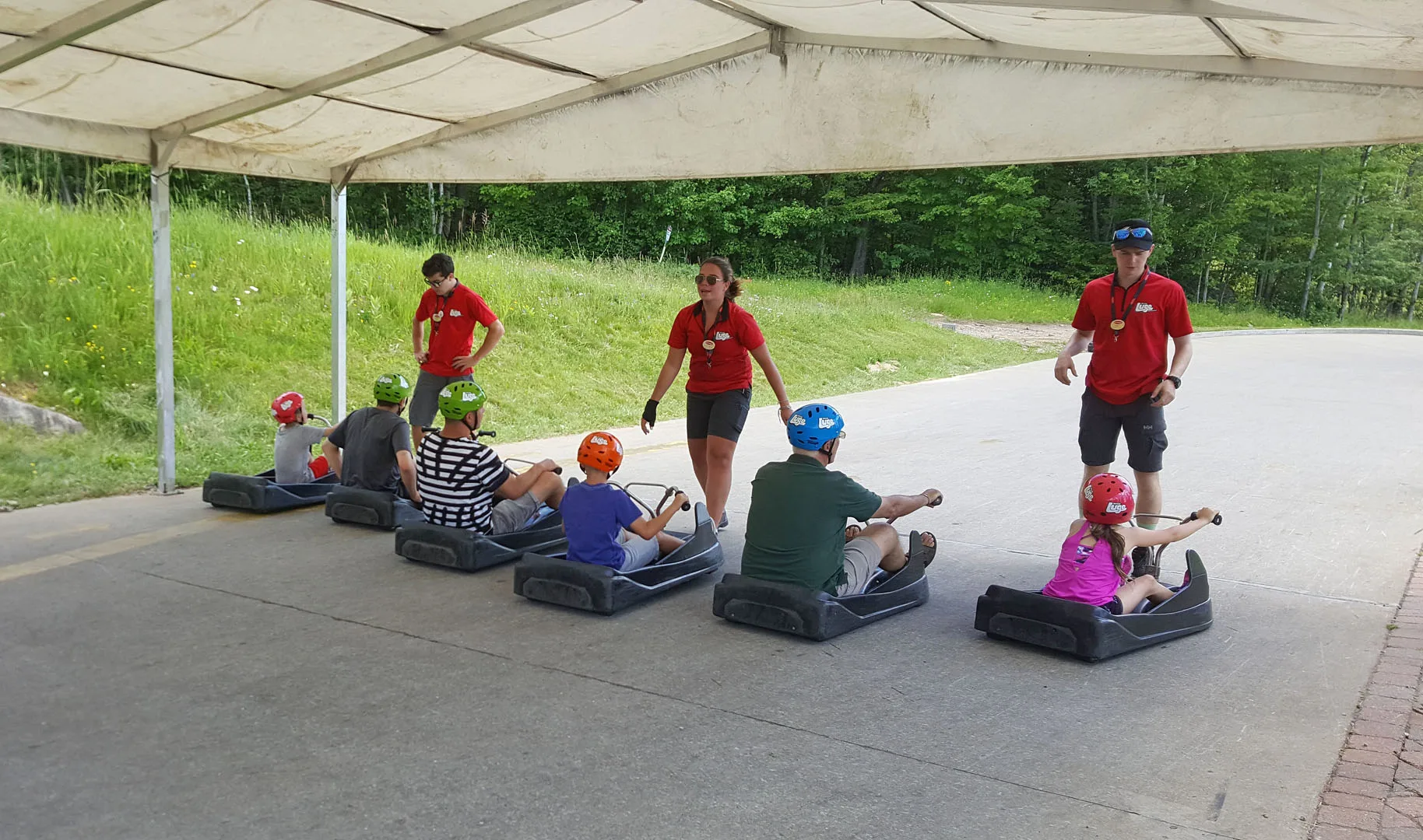 Mont Tremblant in Summer - Luge track