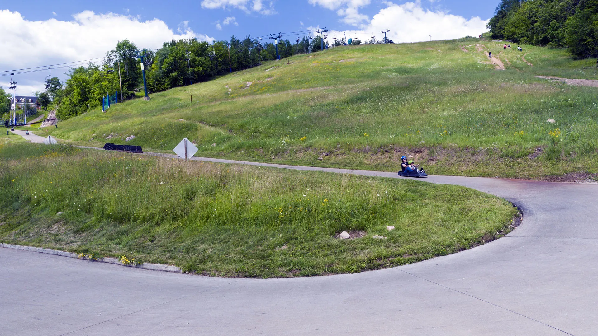Mont Tremblant in Summer - Luge track