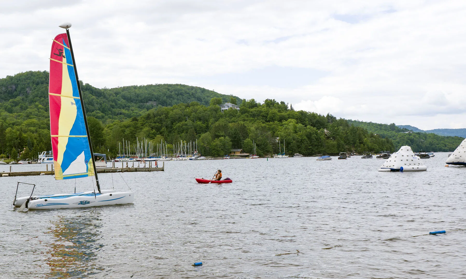 Mont Tremblant in summer - Enjoy the lake and beach