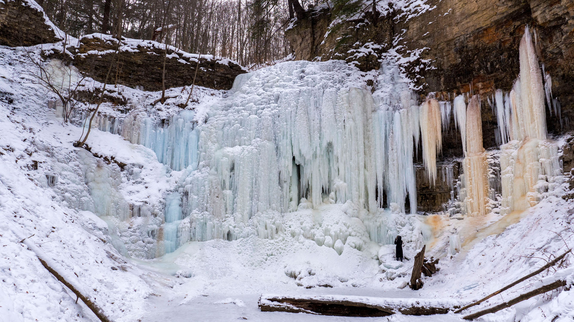 Tiffany Falls in Winter