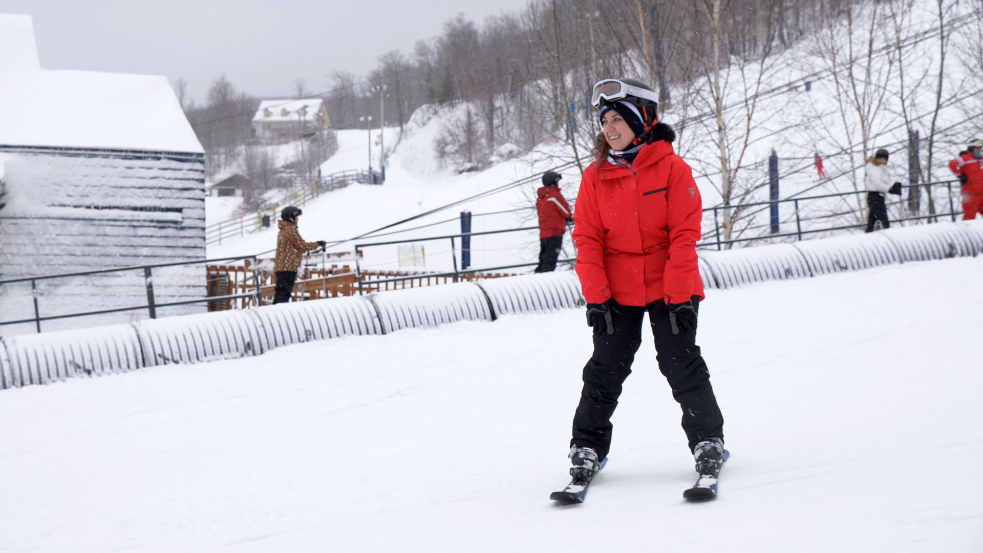 2019-MontTremblant100 Learning how to ski at Mont Tremblant - Tremblant ski school