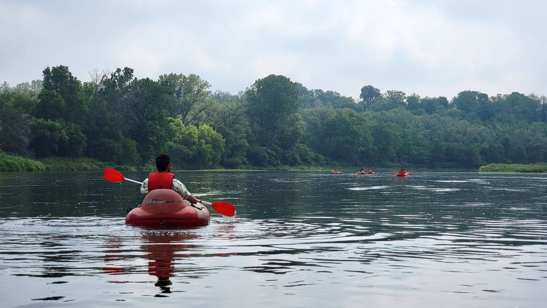 Turbo tubing on the Grand River