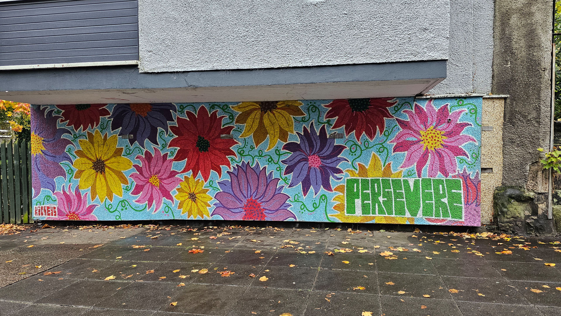 Street art in Leith