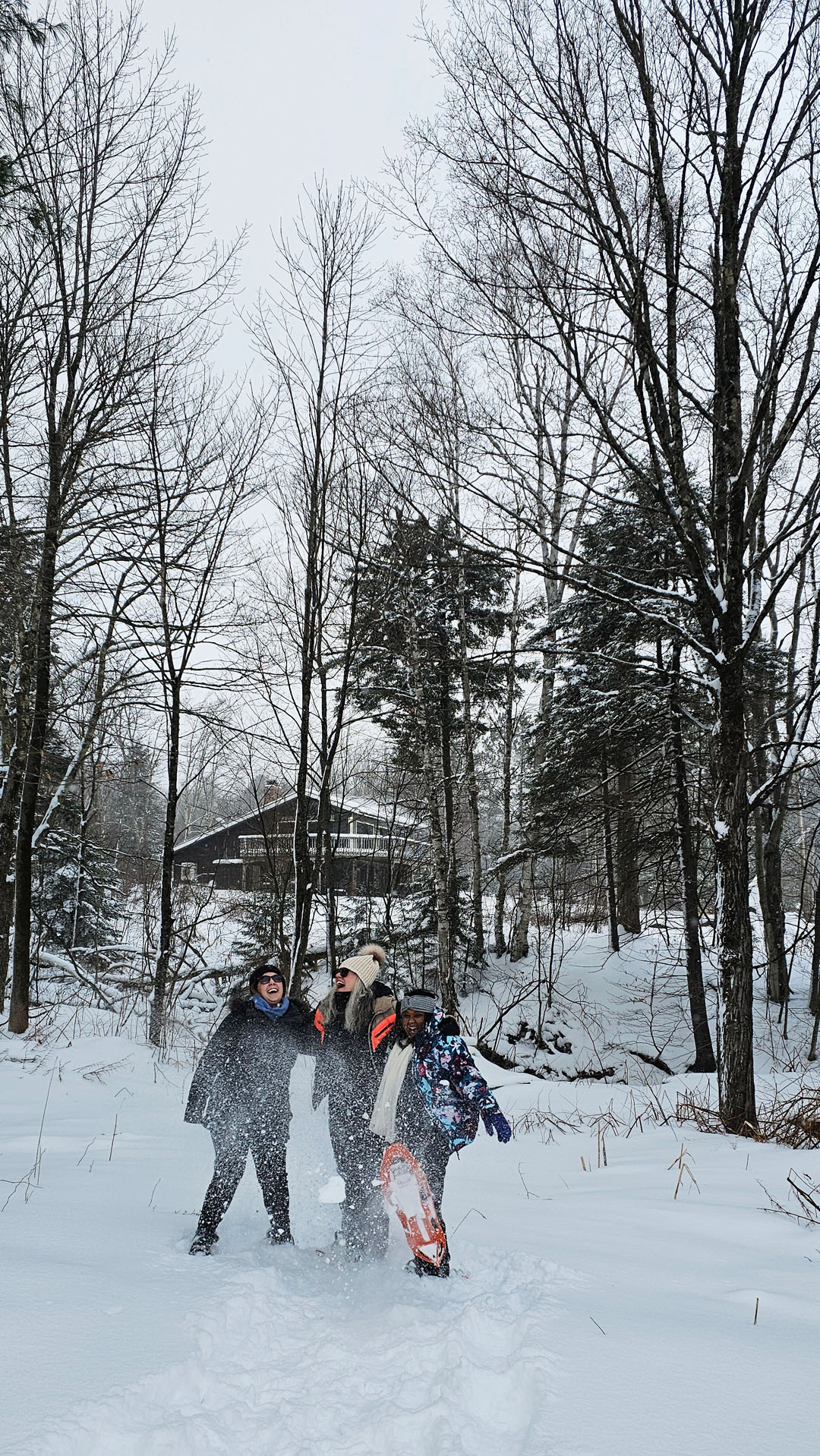 Snowshoeing at Mountain Top