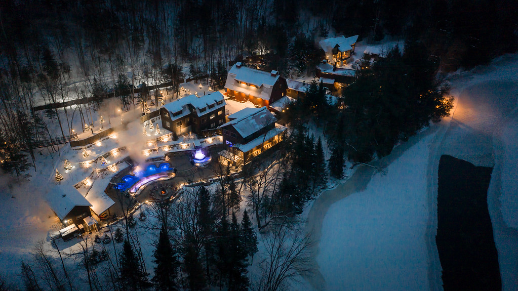 ScandinaveWinter2 Scandinave Spa Mont Tremblant in the winter