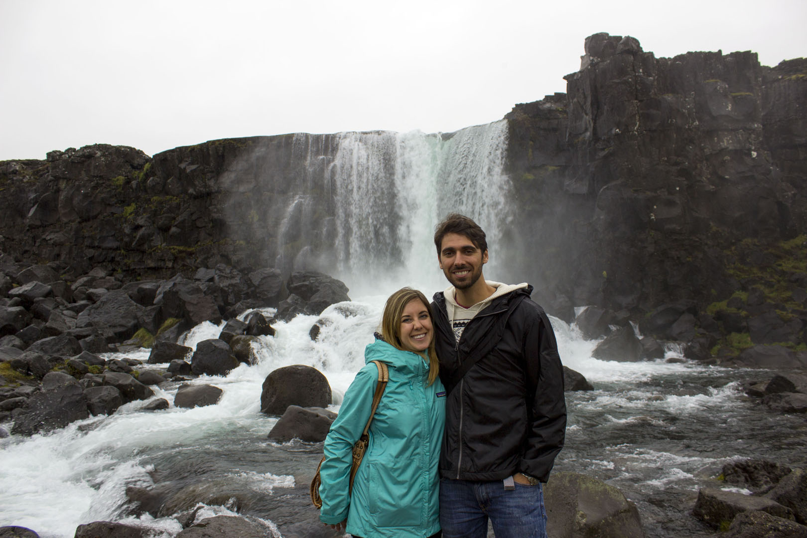 2016-GoldenCircle035 Waterfall at Thingvellir National Park