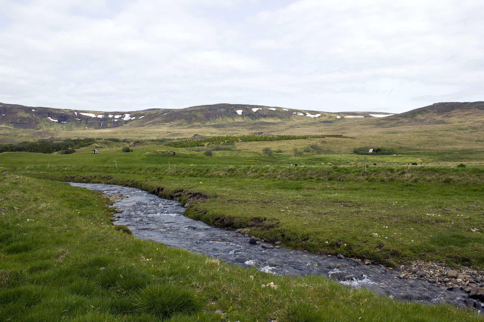 2016-Hvammstangi011 The creek near the cottages