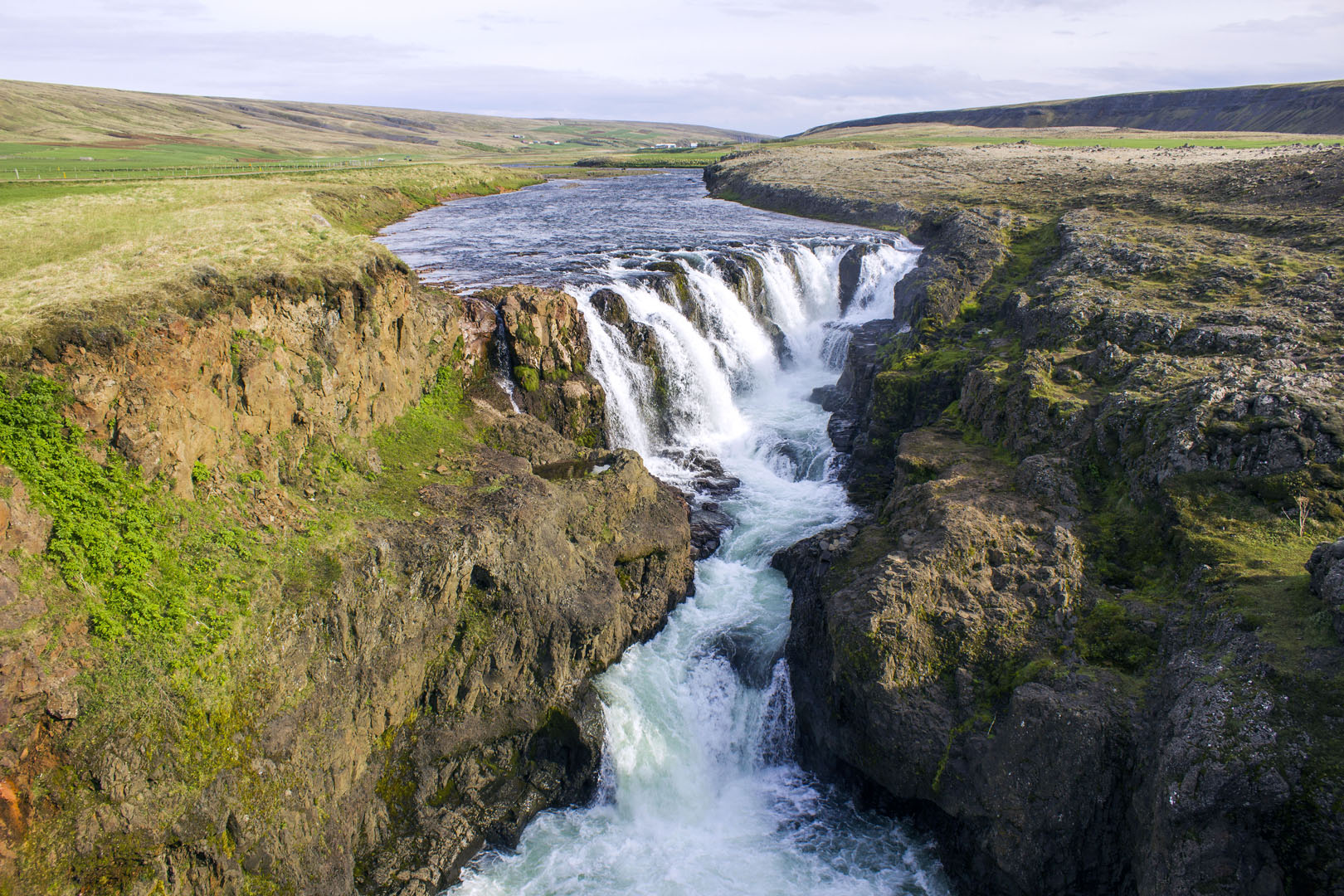 Kolufossar Waterfall