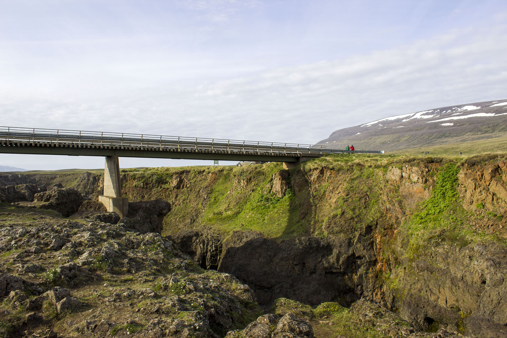 Bridge over the Gorge near Hvammstangi
