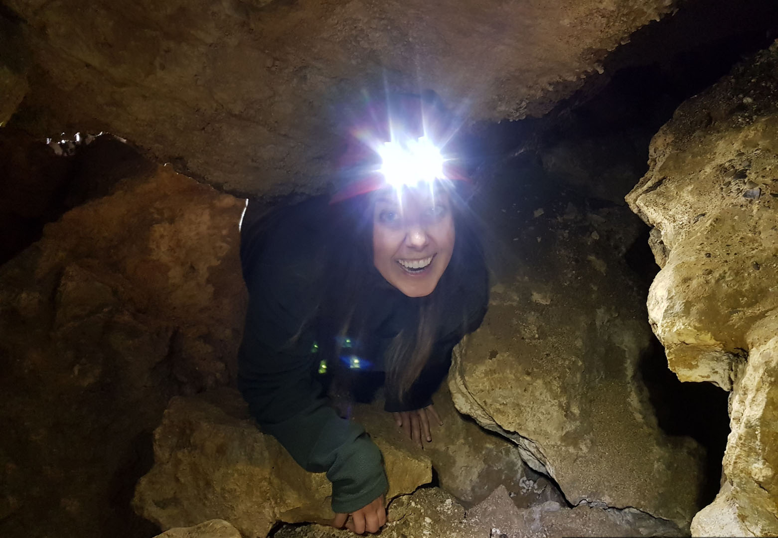 Spelunking through the Waitomo glowworm caves