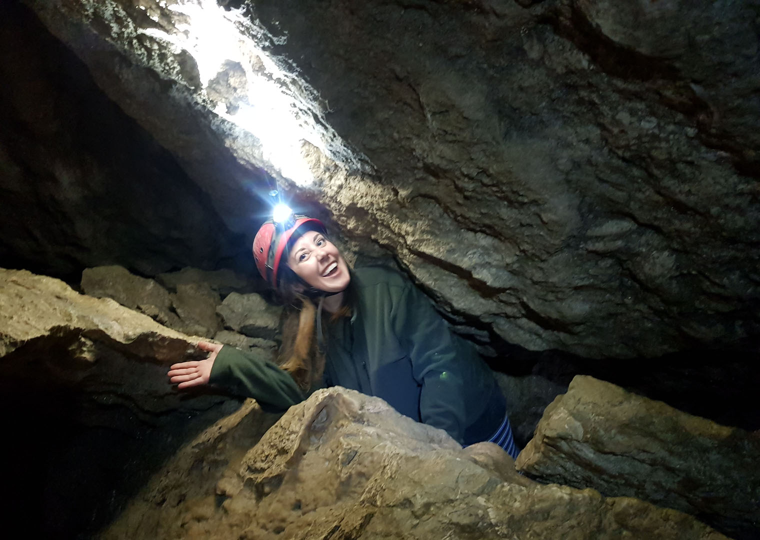 Spelunking through the Waitomo glowworm caves