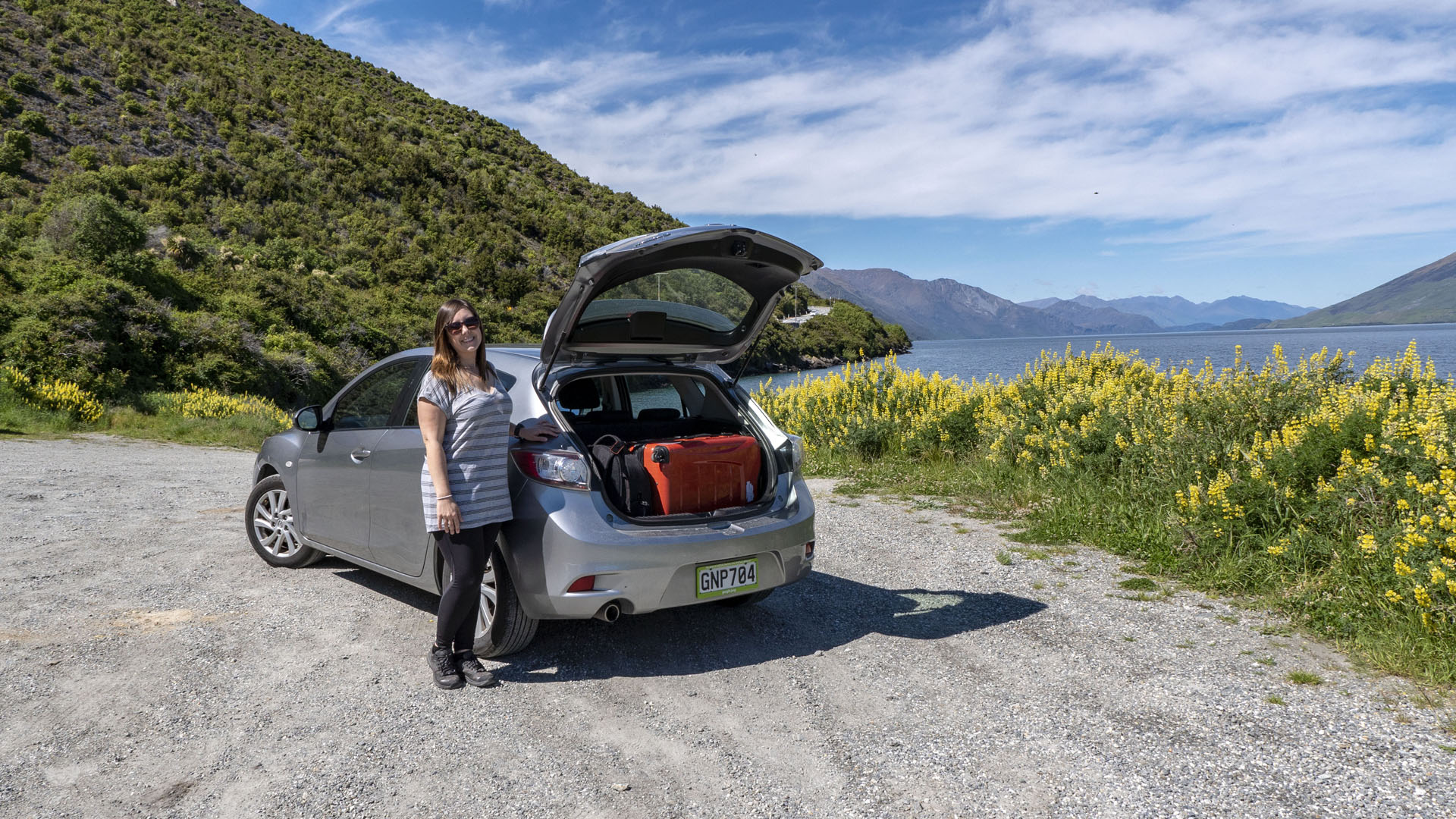 Renting a car in New Zealand - Lake Hawea