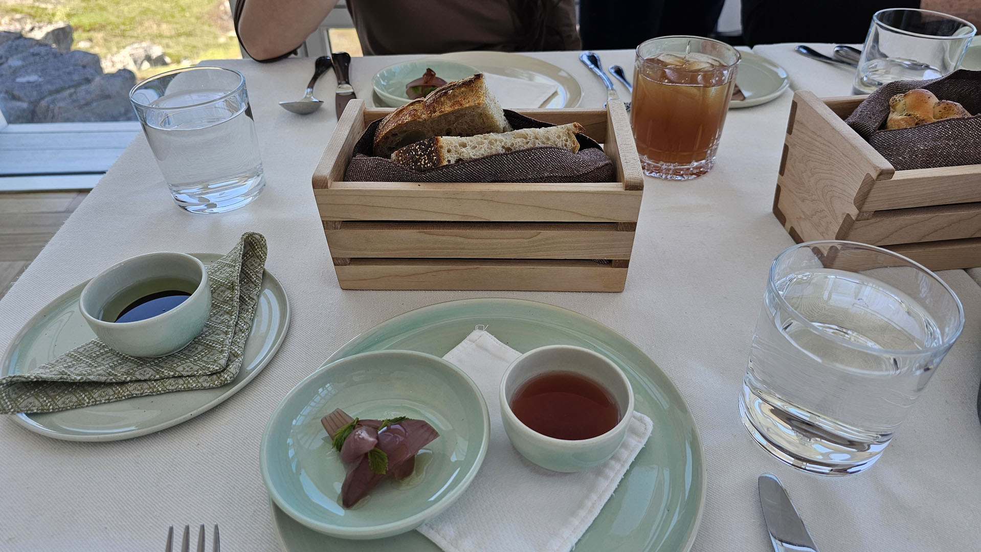 2024-FogoIsland039 Lunch at the Fogo Island Inn