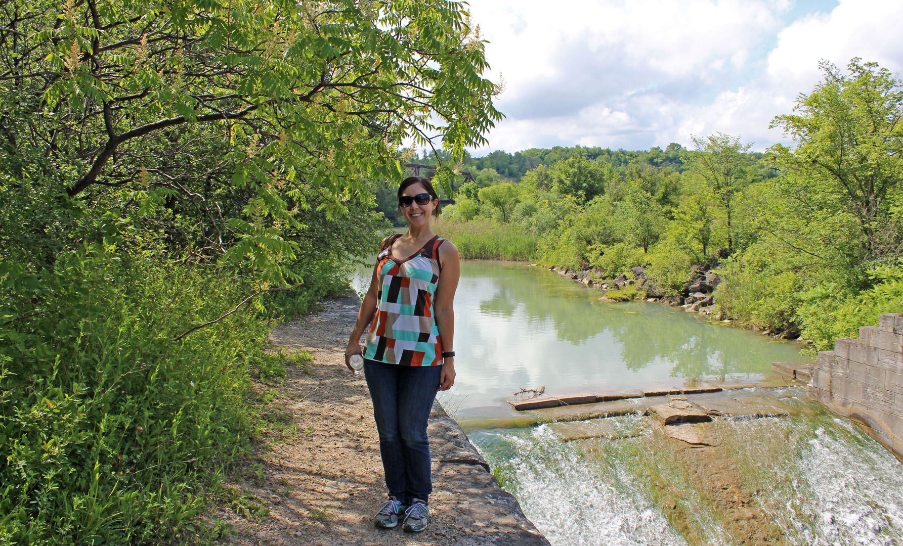 Lauren on the Bruce Trail