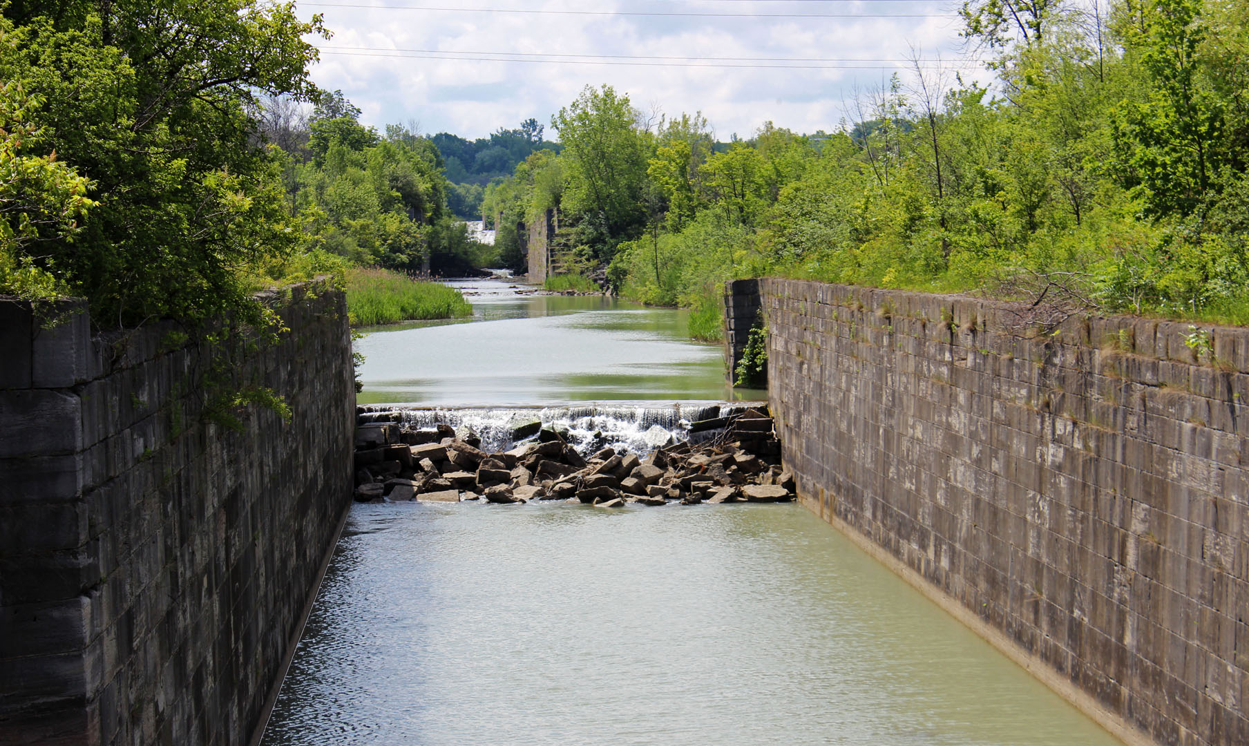 Walking the Bruce Trail near the Welland Canal