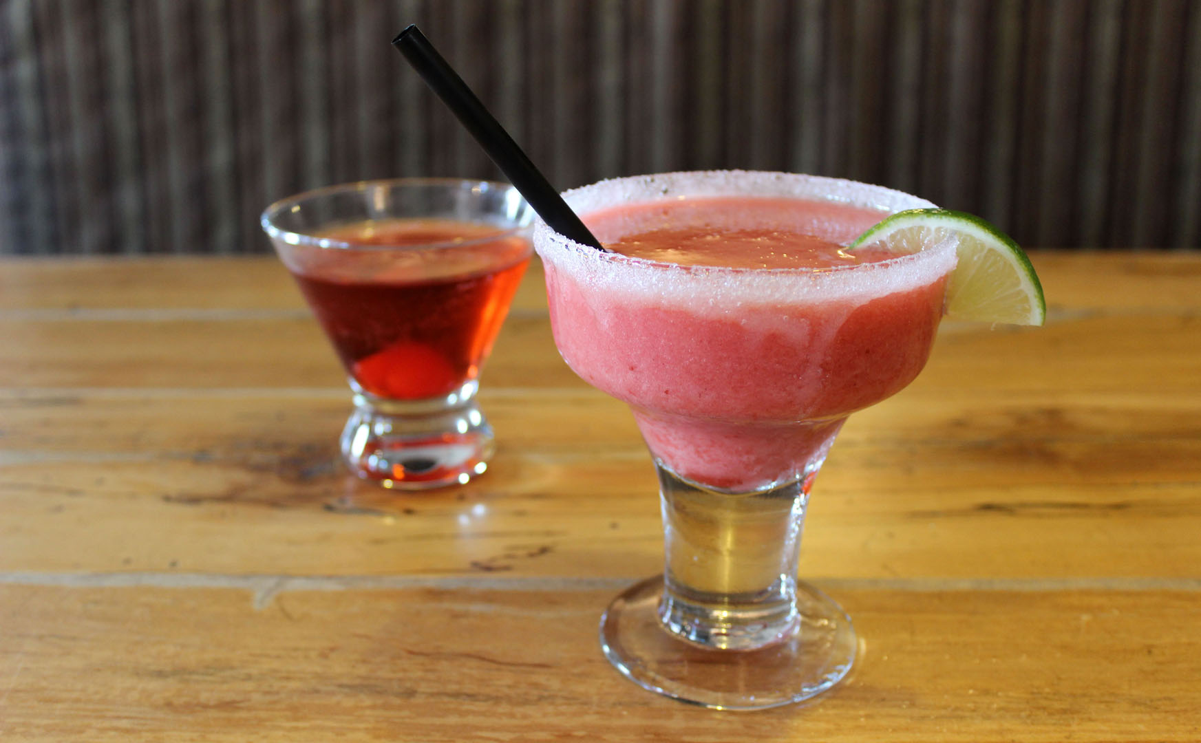 Stopping for cocktails after our Bruce Trail hike