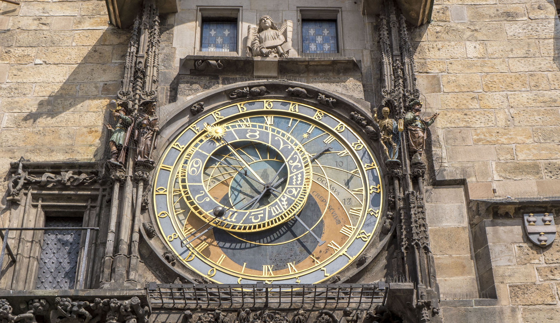 2017-Prague050 Prague astronomical clock in Old Town