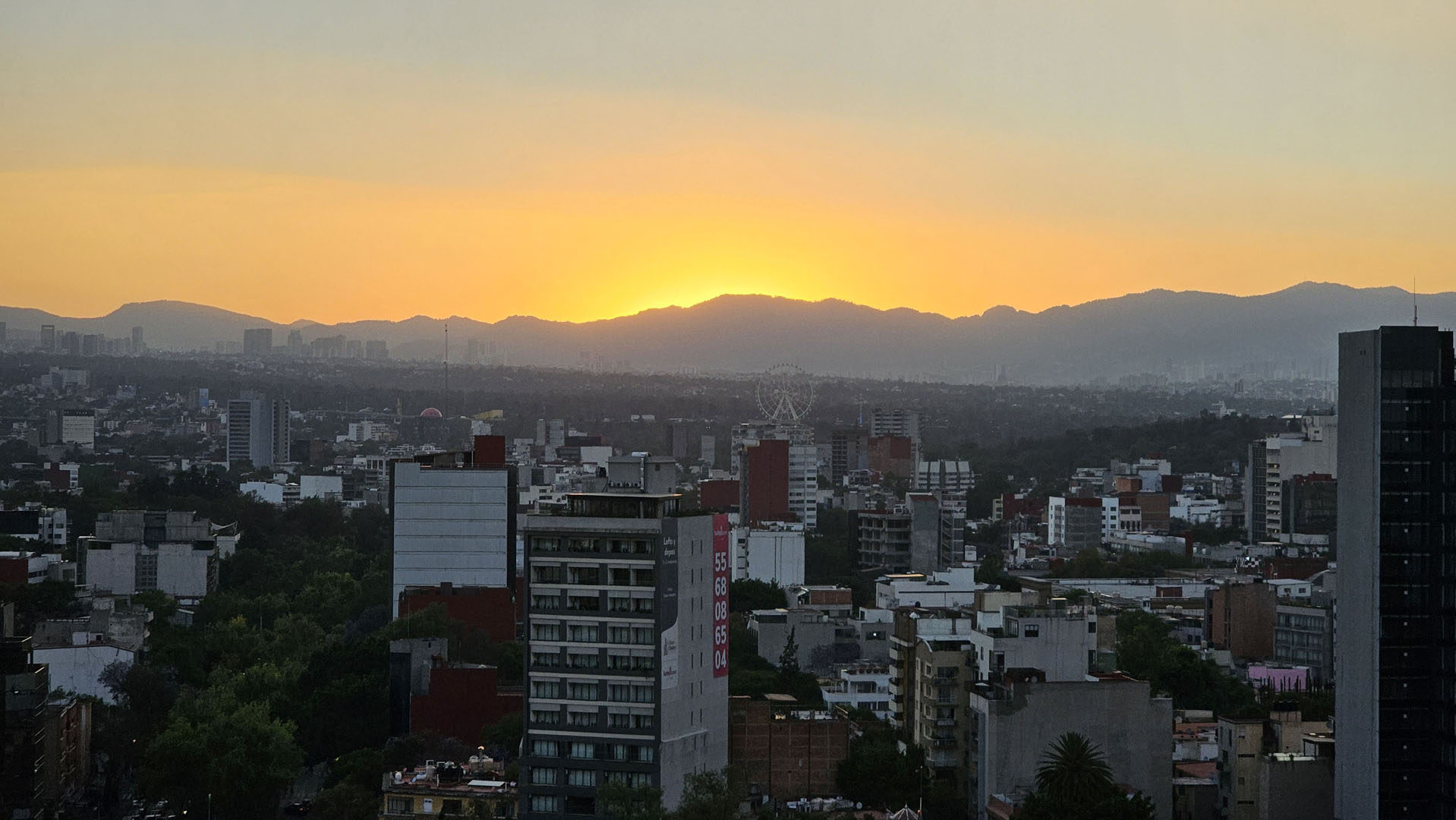 Mexico City Sunset