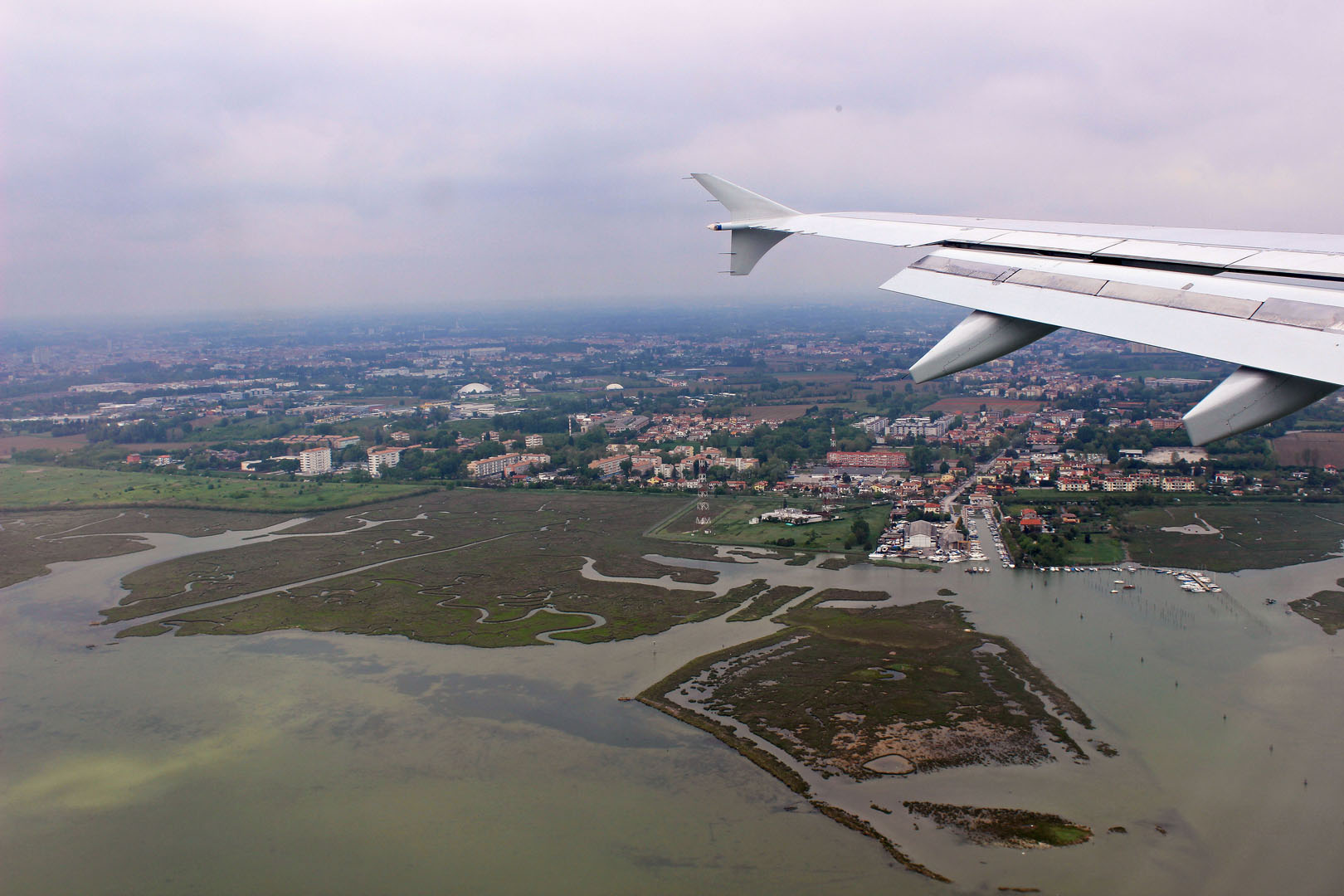 Flying to Venice