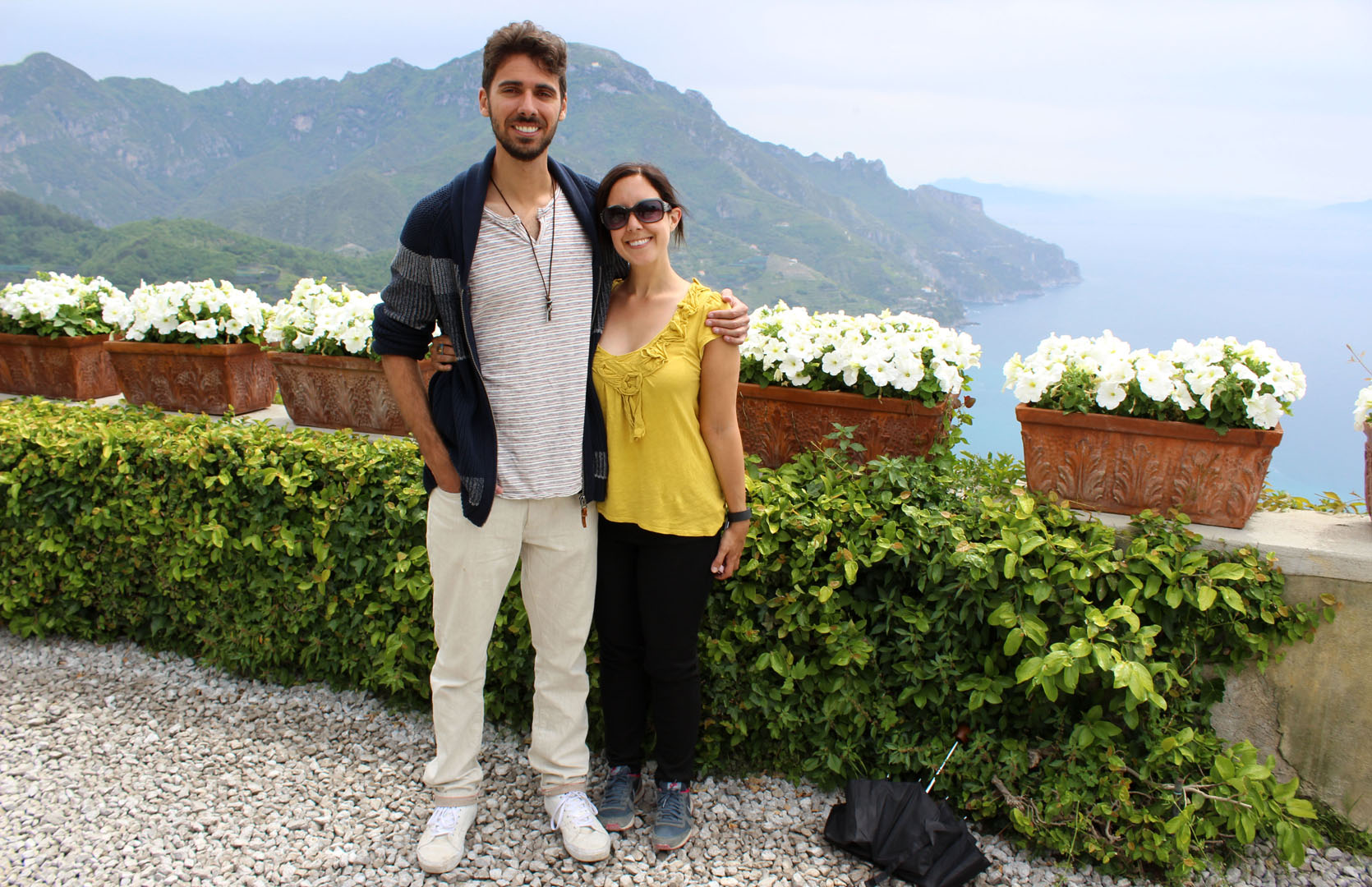 Justin and Lauren at Villa Rufolo