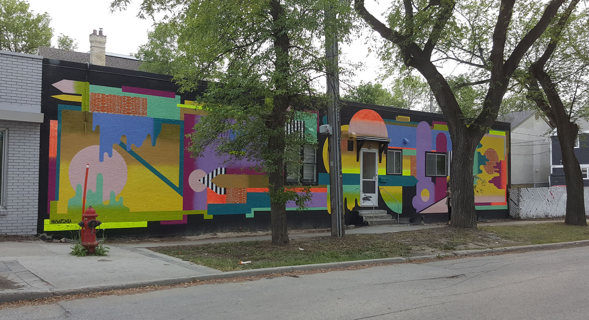 Street art in downtown Winnipeg