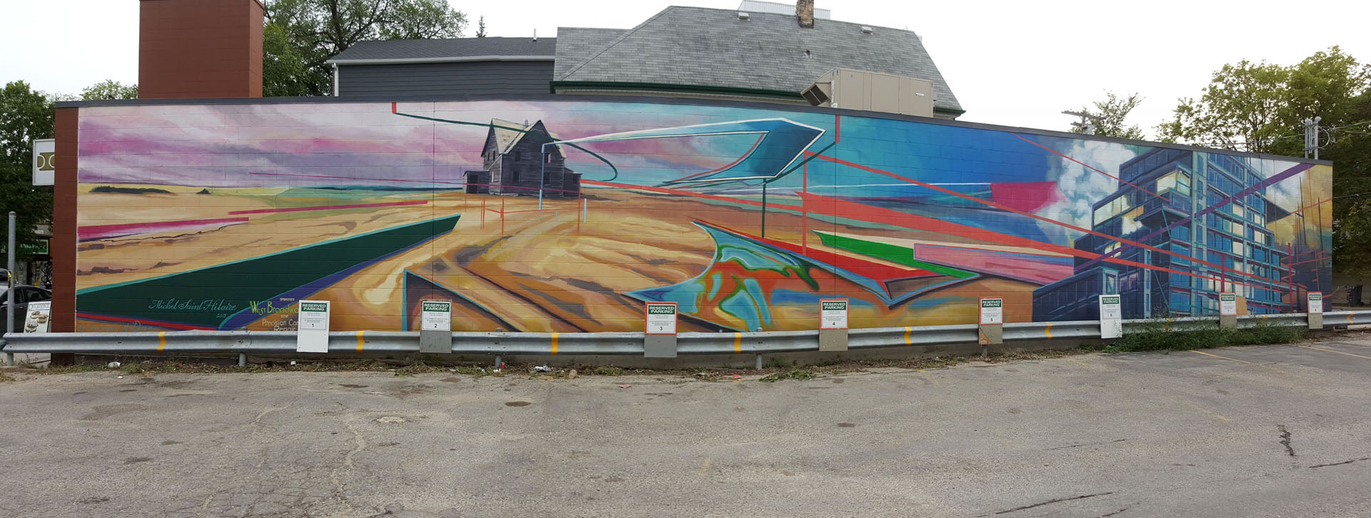 Street art in downtown Winnipeg