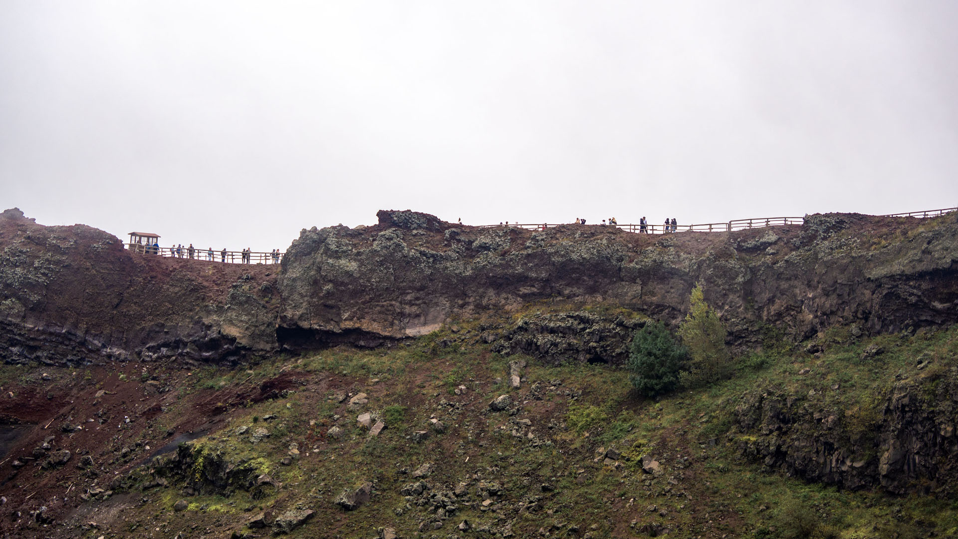 Walking the Rim of the Crater