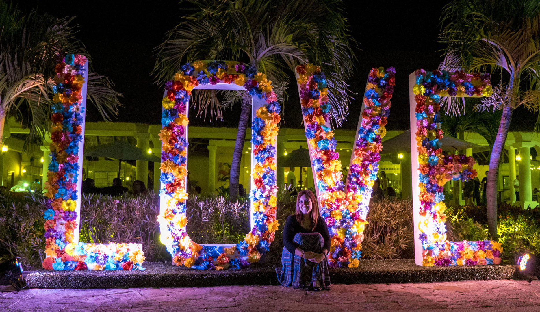 LOVE sign at Grand Palladium Riviera Maya