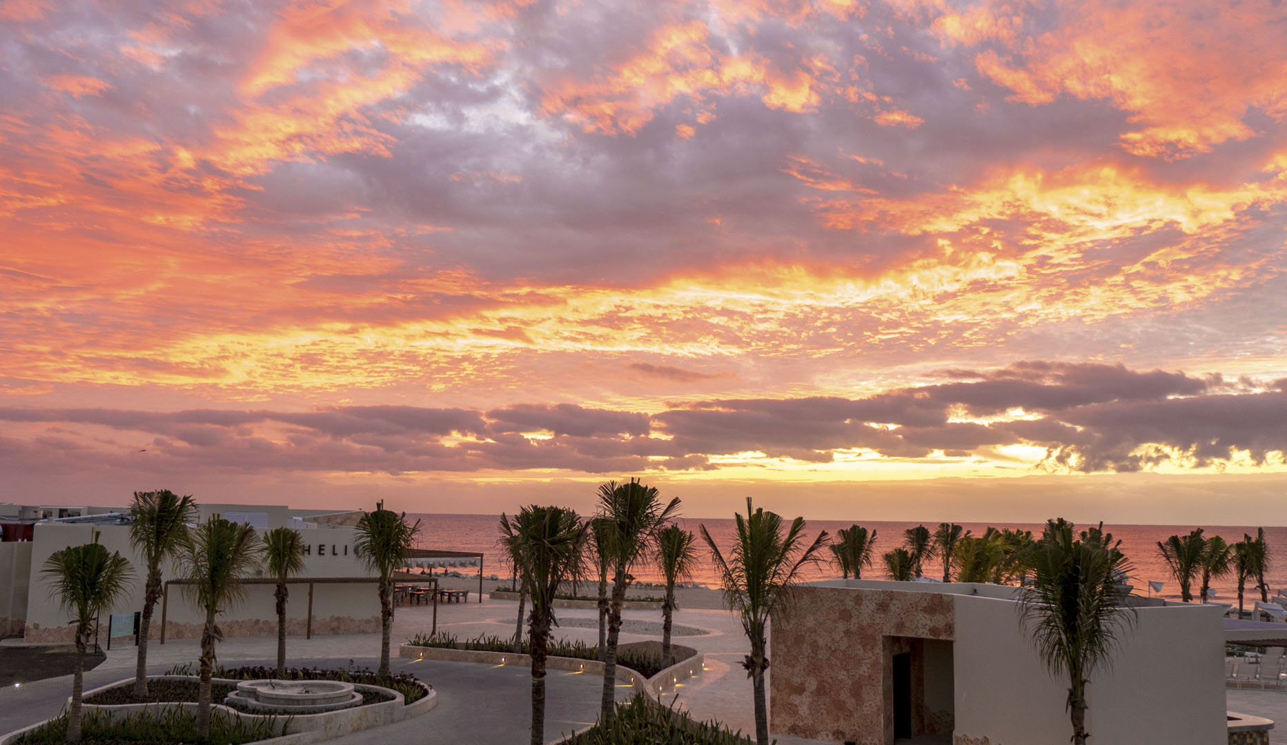 Sunrise at TRS Yucatan Resort